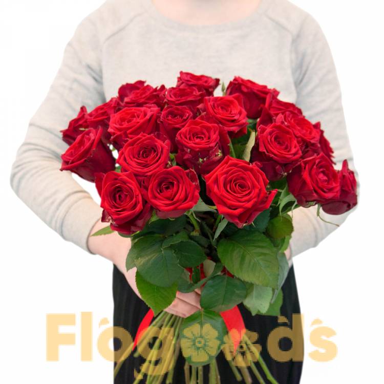 Букет красных роз за 2 490 руб.